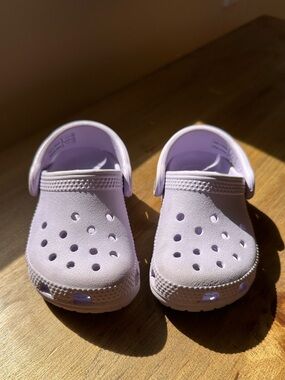 Light Purple Lilac Toddler Crocs